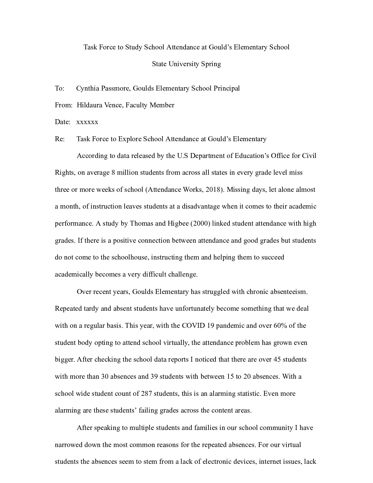 Preview image of Task_Force_Paper_.docx(1)    Task Force to Study School Attendance at Gould™s Elementary S document